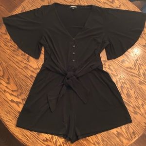 Express Black Romper Size Medium
